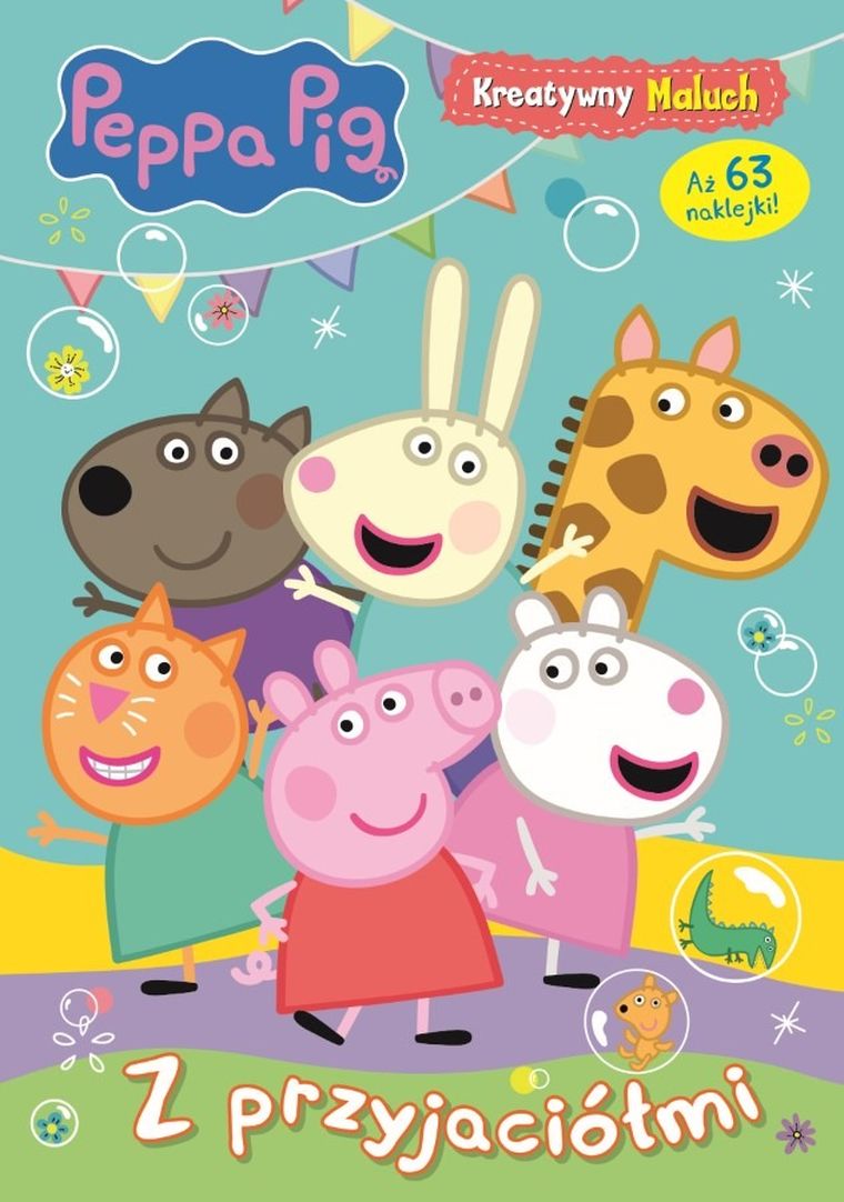 Świnka Peppa. Kreatywny maluch. Część 8. Z przyjaciółmi