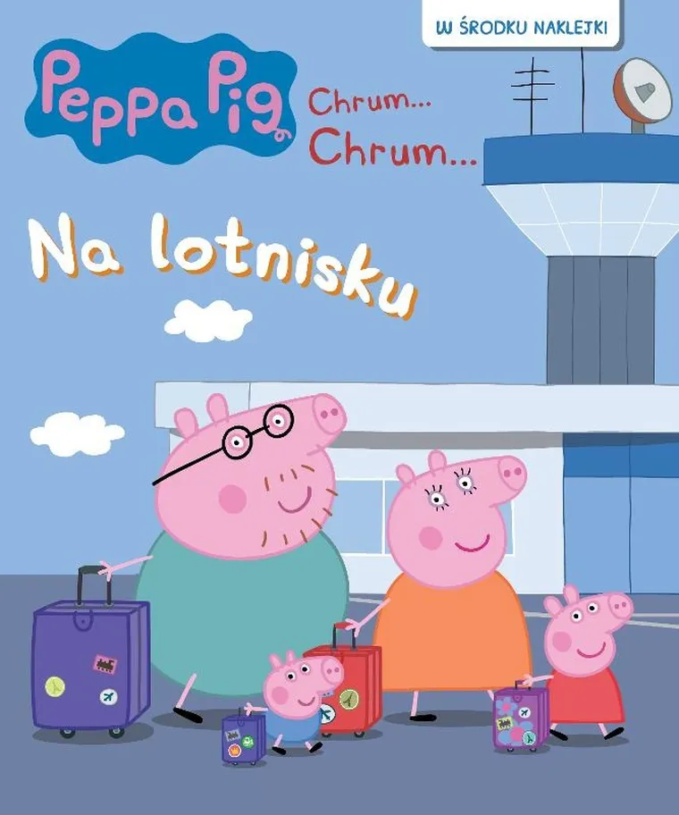 Świnka Peppa. Na lotnisku. Chrum…Chrum… Activity z naklejkami