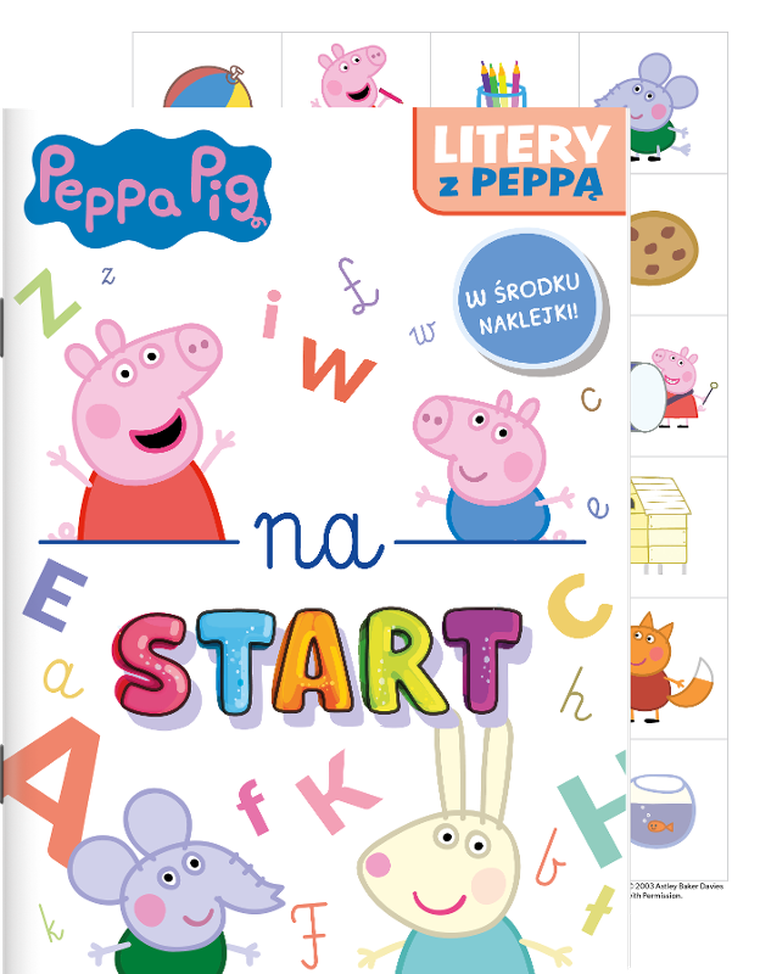 Świnka Peppa. Na start… 6. Litery z Peppą