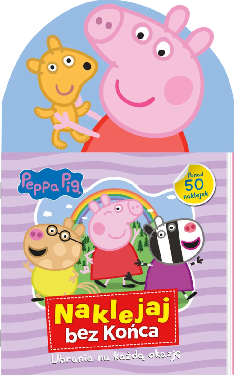 Świnka Peppa. Naklejaj bez końca. Ubrania na każdą okazję