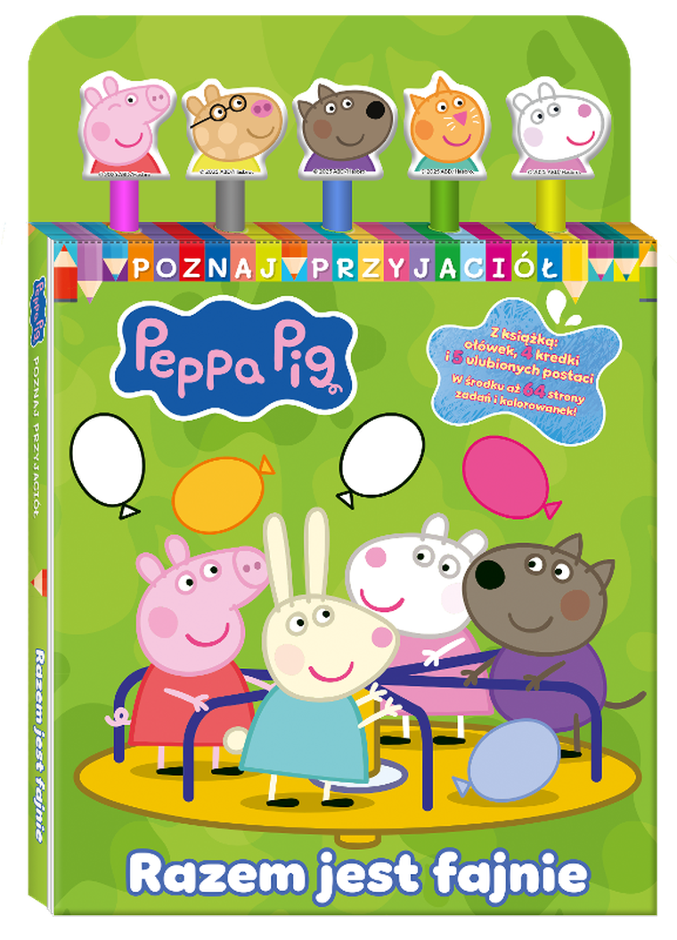 Świnka Peppa. Poznaj przyjaciół. Razem jest fajnie