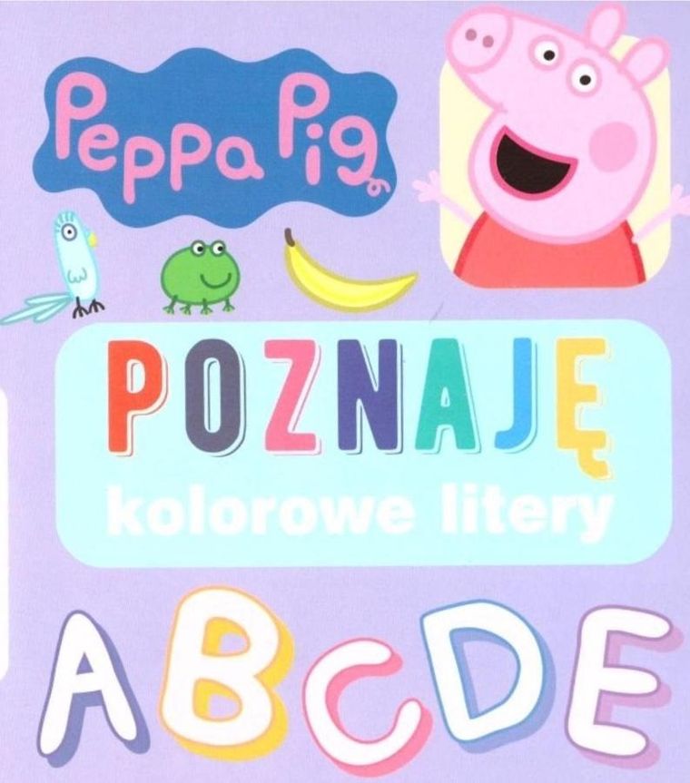 Świnka Peppa. Poznaję. Kolorowe litery