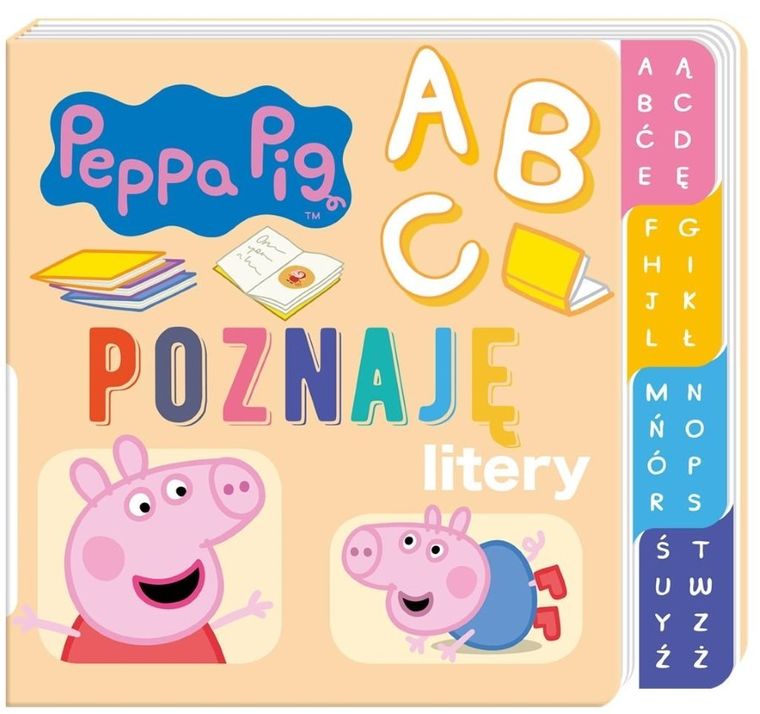 Świnka Peppa. Poznaję litery