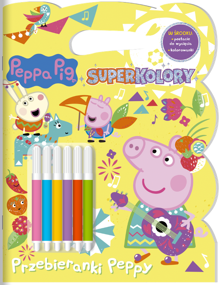 Świnka Peppa. Przebieranki Peppy, Superkolory. Cześć 5