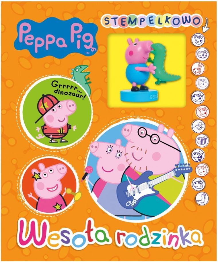 Świnka Peppa. Stempelkowo. Wesoła rodzinka