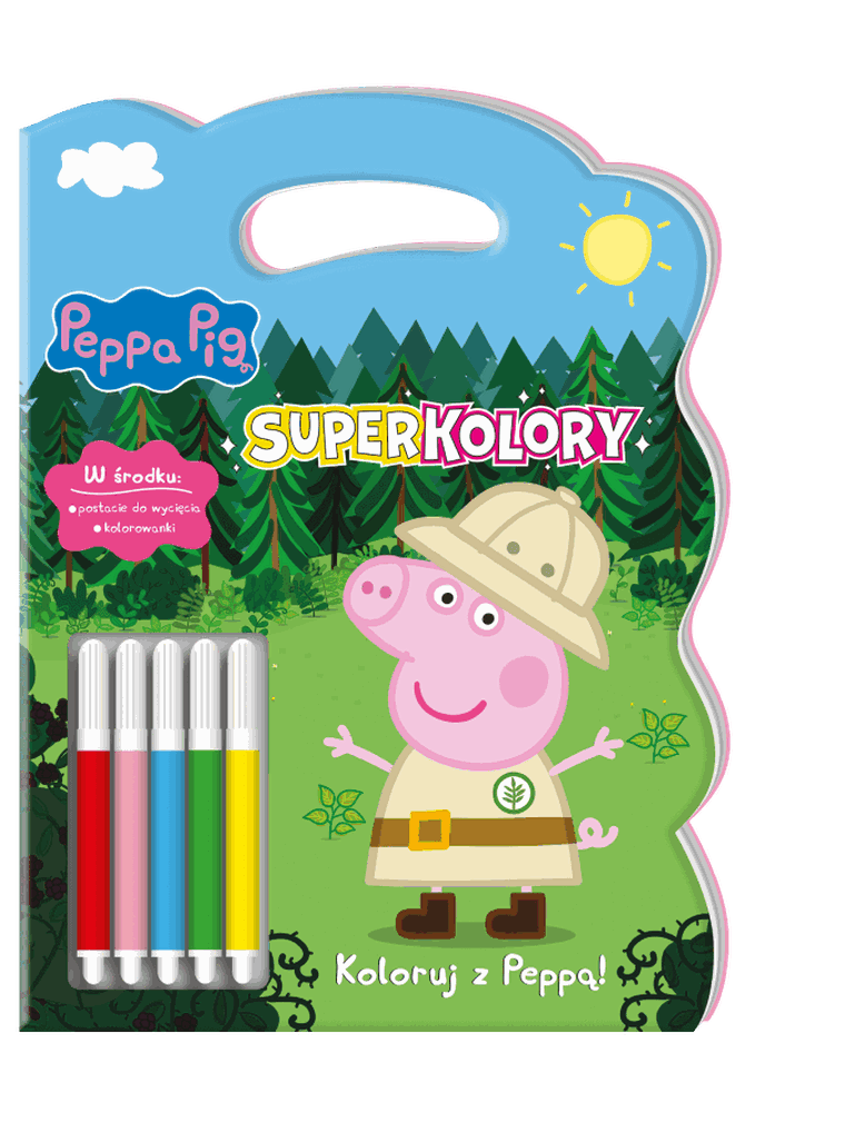 Świnka Peppa. Superkolory. Koloruj z Peppą!