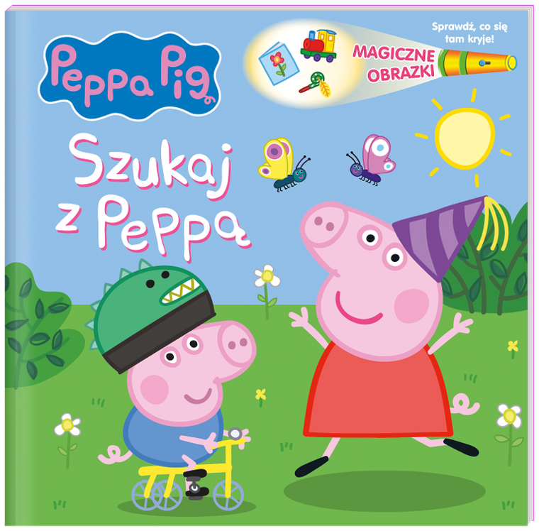 Świnka Peppa. Szukaj z Peppą. Magiczne obrazki