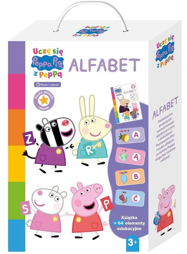 Świnka Peppa. Uczę się z Peppą. Alfabet