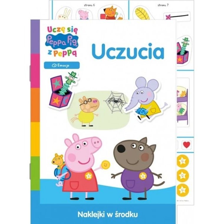 Świnka Peppa. Uczę się z Peppą. Część 2. Uczucia