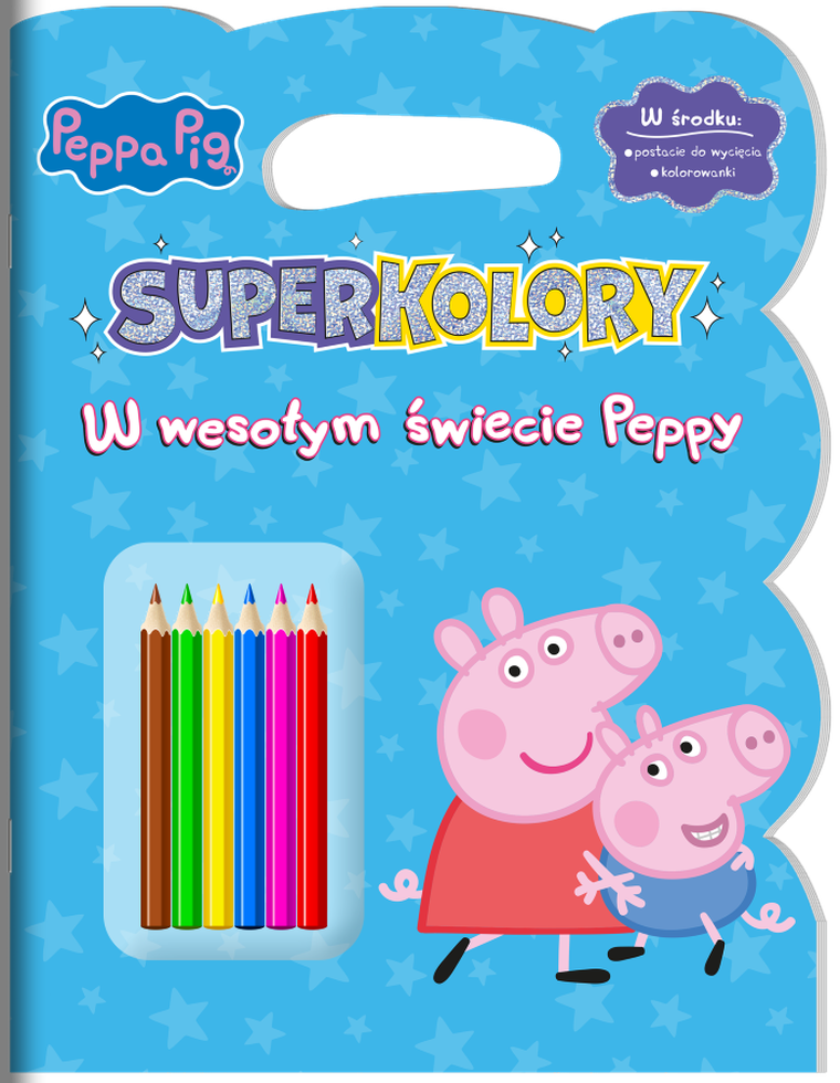 Świnka Peppa. W wesołym świecie Peppy. SuperKolory