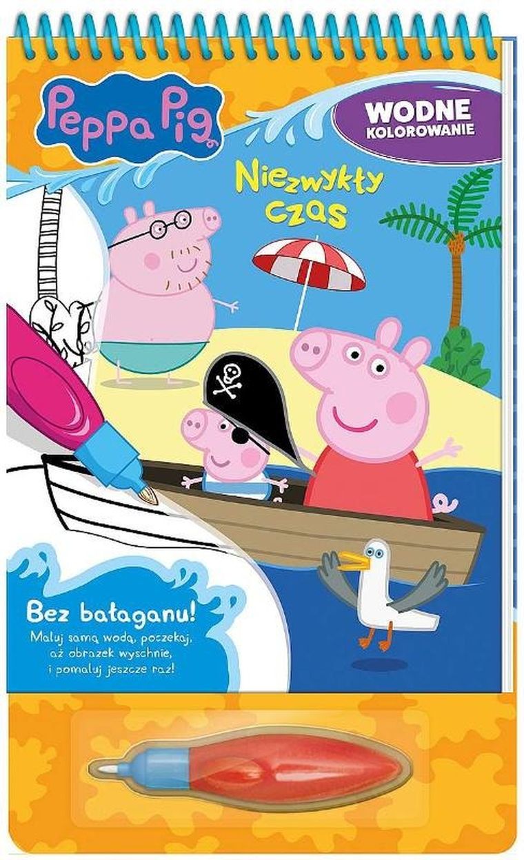 Świnka Peppa. Wodne kolorowanie. Niezwykły czas
