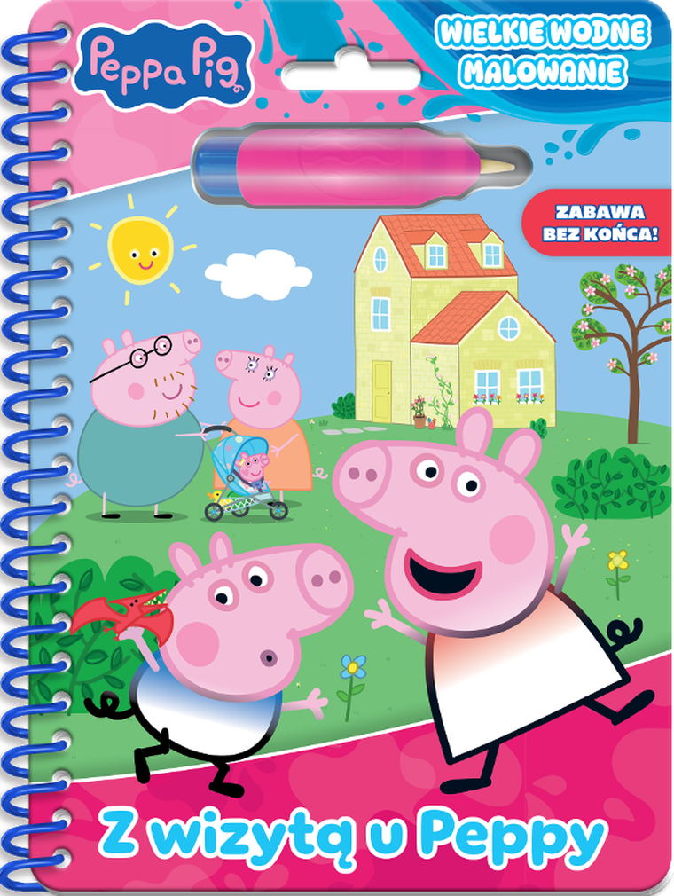 Świnka Peppa. Z wizytą u Peppy. Wielkie wodne malowanie