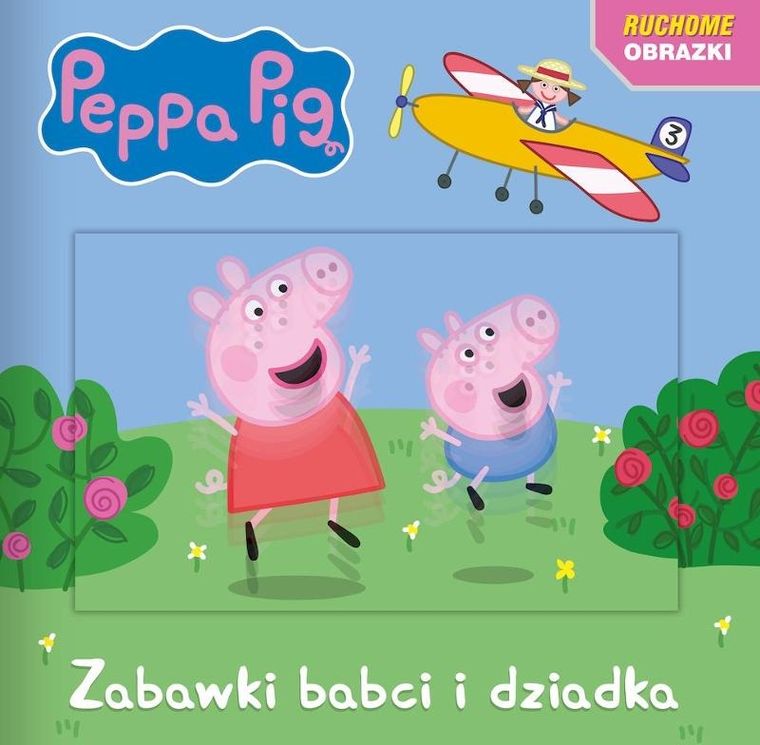 Świnka Peppa. Zabawki babci i dziadka. Ruchome obrazki