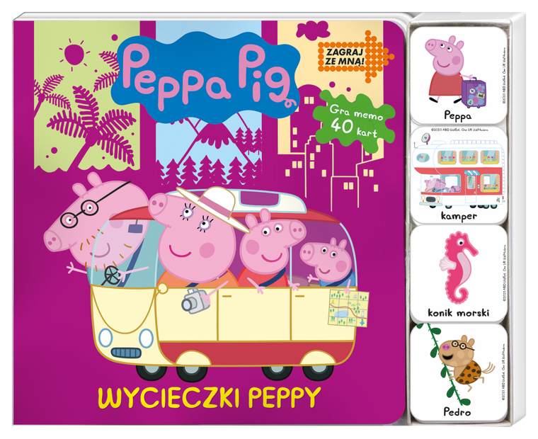 Świnka Peppa. Zagraj ze mną. Wycieczki Peppy