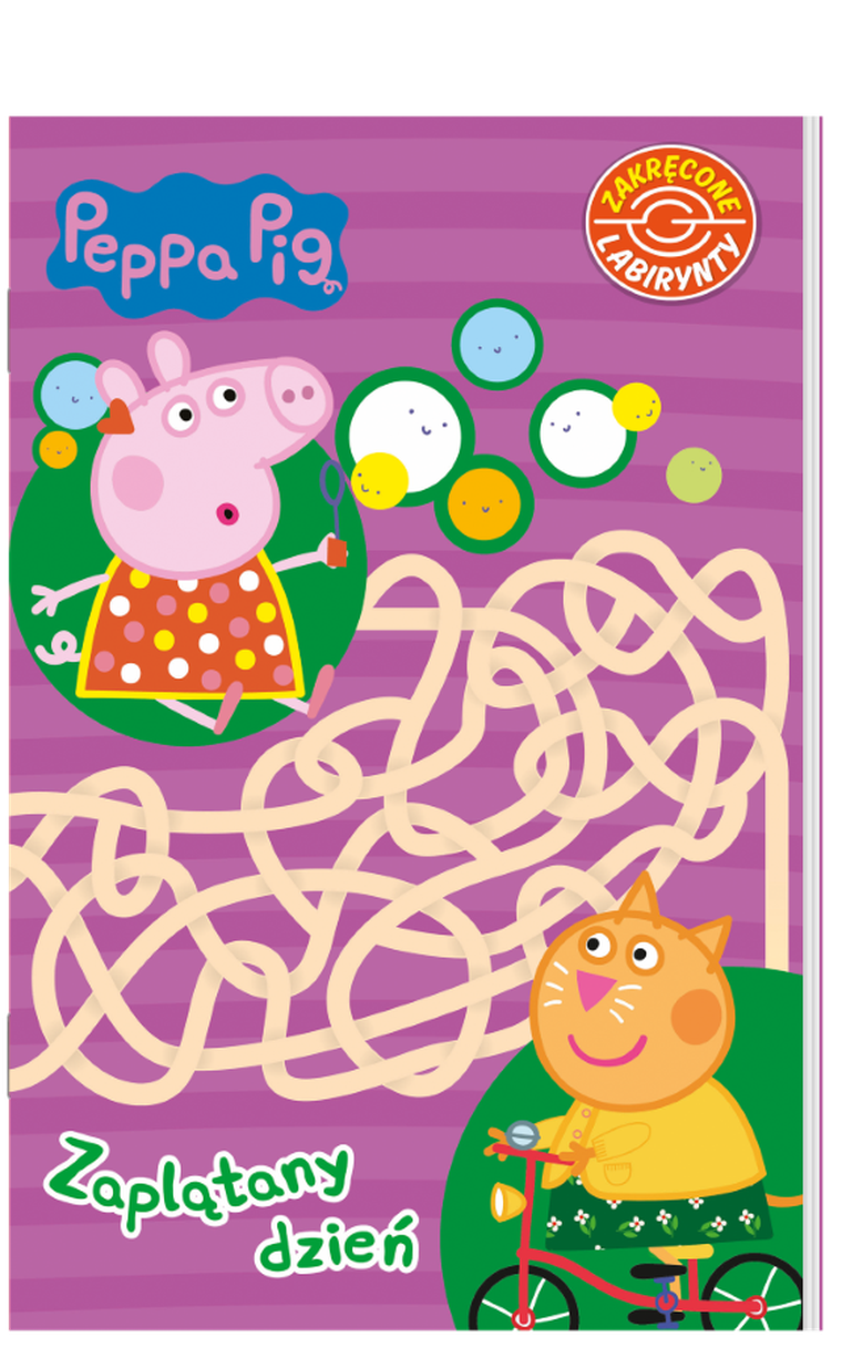 Świnka Peppa. Zakręcone labirynty. Zaplątny dzień