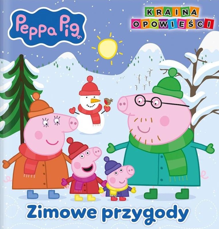 Świnka Peppa. Zimowe przygody. Kraina opowieści