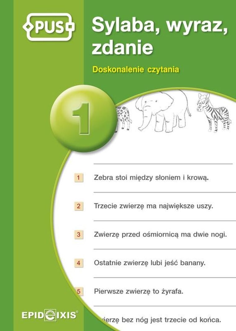 Sylaba, wyraz, zdanie. Część 1