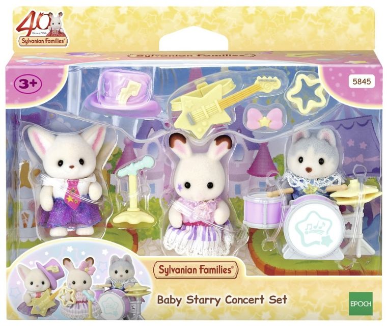 Sylvanian Families, 40th Anniversary, Koncert w krainie Sylvanian Families, figurki z akcesoriami, 5845