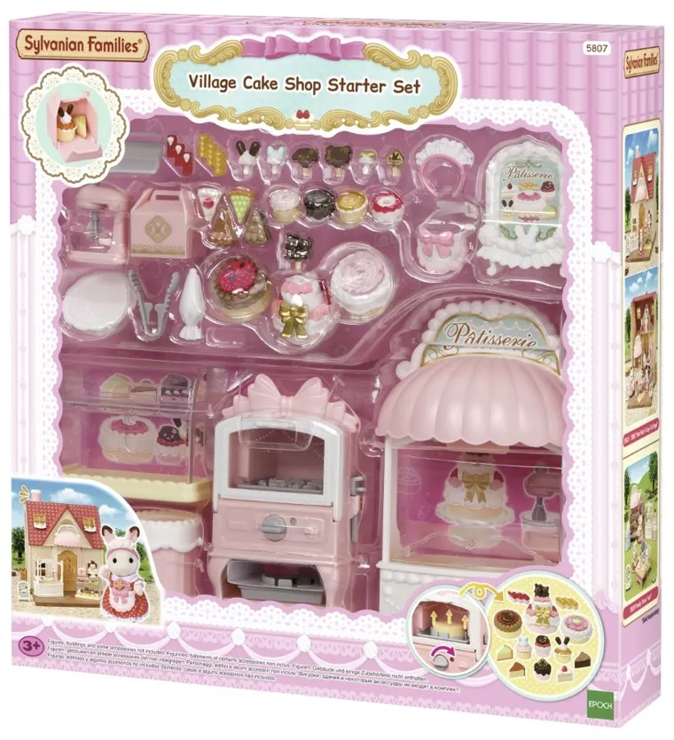 Sylvanian Families, Cukiernia pełna pyszności, zestaw akcesoriów, 5807
