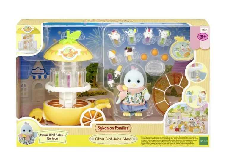 Sylvanian Families, Cytrynowy bar sokowy, zestaw z figurką, 5861
