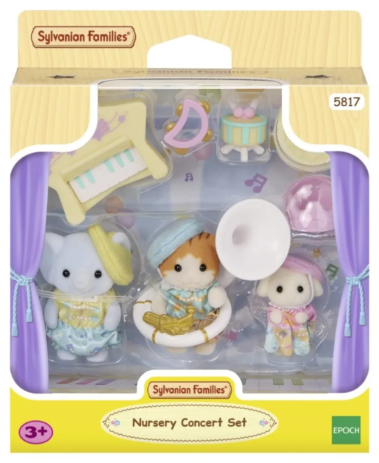 Sylvanian Families, Koncert w przedszkolu, figurki z akcesoriami, 5817