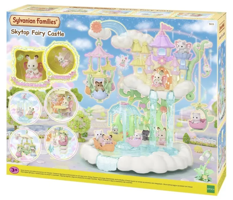 Sylvanian Families, Podniebny Pałac Kwiatowych Wróżek, zestaw z figurkami, 5815