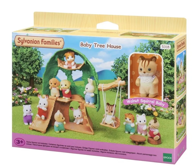 Sylvanian Families, przedszkolny domek na drzewie z figurką, 5318