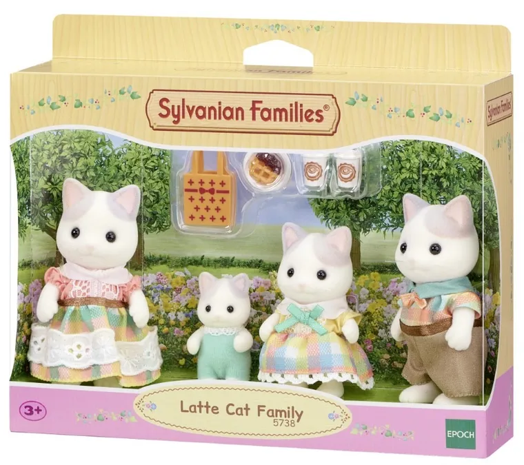 Sylvanian Families, Rodzina kotków, zestaw figurek, 5738