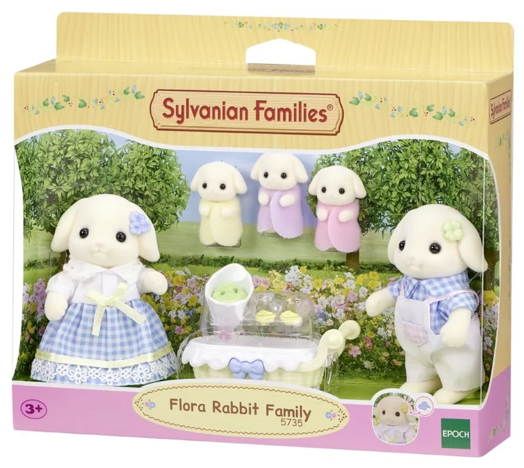 Sylvanian Families, Rodzina króliczków, zestaw figurek, 5735