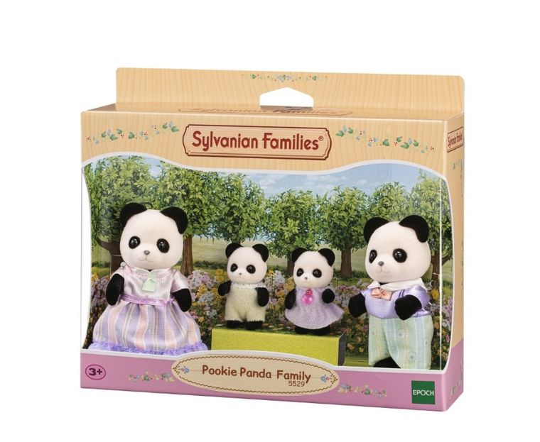 Sylvanian Families, Rodzina Pandy, zestaw figurek, 5529