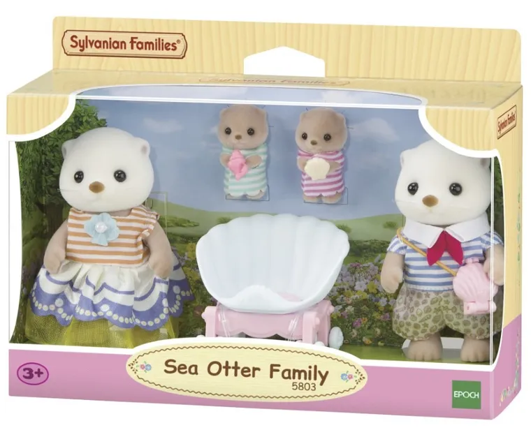 Sylvanian Families, Rodzina Wydr Morskich, zestaw figurek, 5803