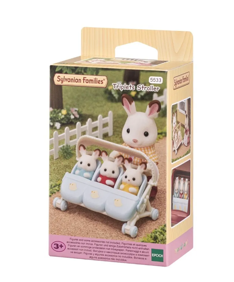 Sylvanian Families, Spacerówka dla trojaczków, 5533