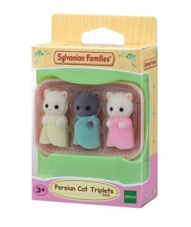 Sylvanian Families, trojaczki perskich kotków, zestaw figurek, 5458