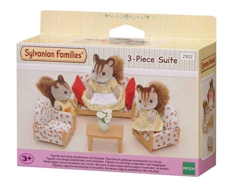 Sylvanian Families, trójelementowy zestaw wypoczynkowy, 4464
