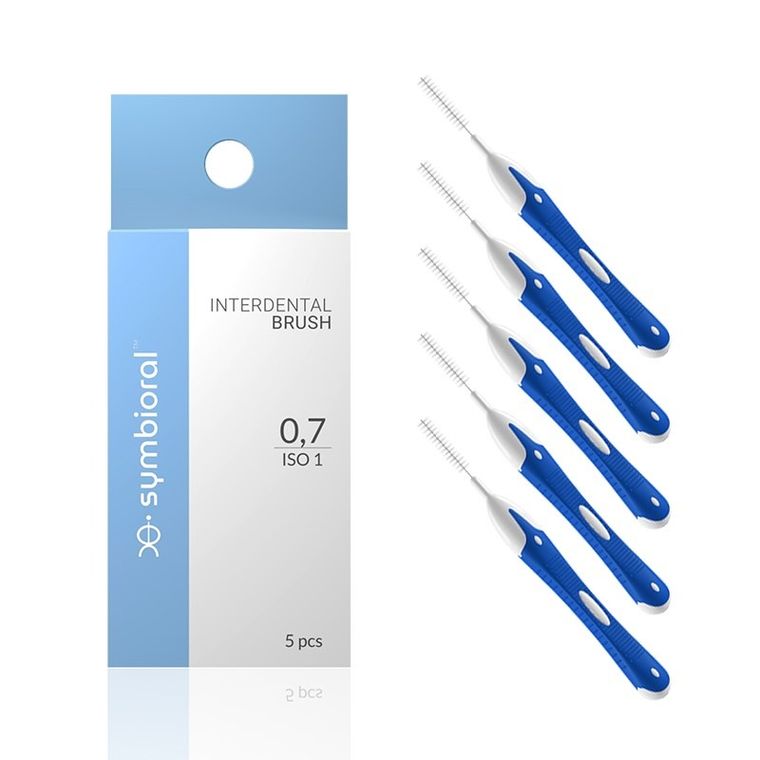 Symbioral, Interdental, szczoteczki międzyzębowe 0,7 mm ISO 1, 5 szt.