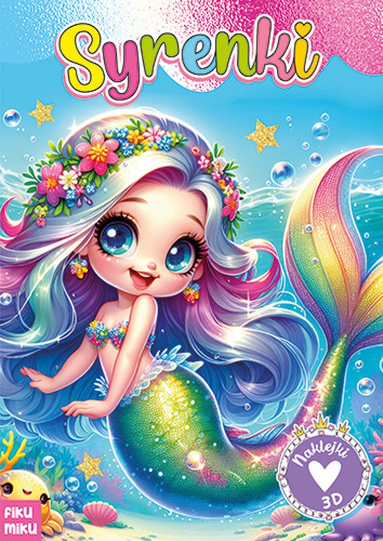 Syrenki. Naklejki 3D