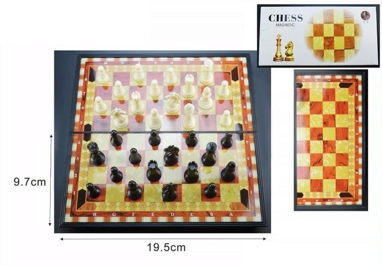 Szachy, gra logiczna, 9,7-19,5 cm