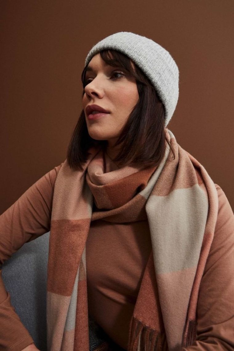 Szalik damski, koralowy, Moodo