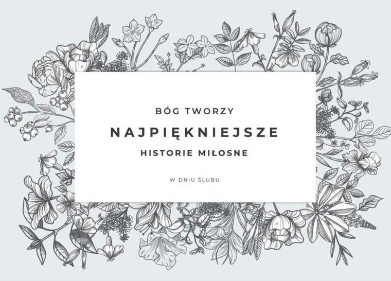 Szaron, kartka okolicznościowa, Bóg tworzy najpiękniejsze