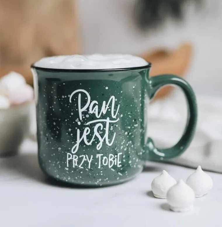 Szaron, kubek vintage, Pan jest przy tobie