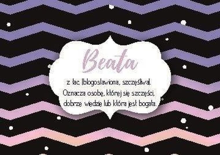 Szaron, magnes imiona, Beata