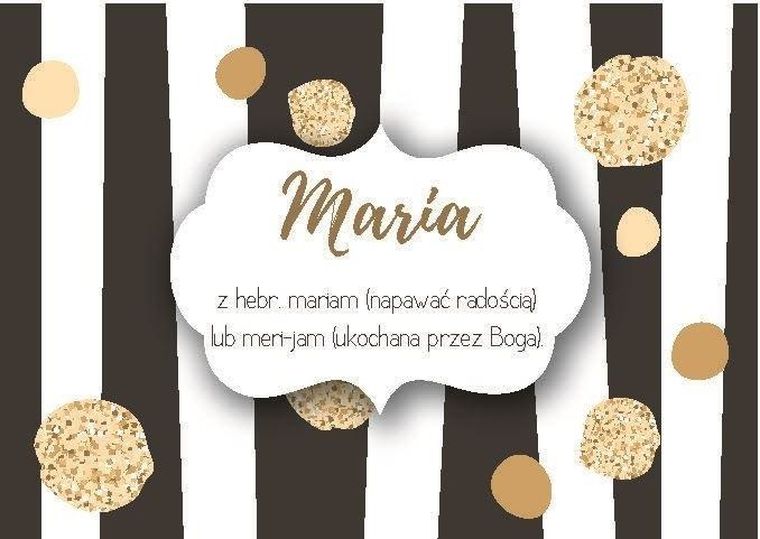 Szaron, magnes imiona, Maria