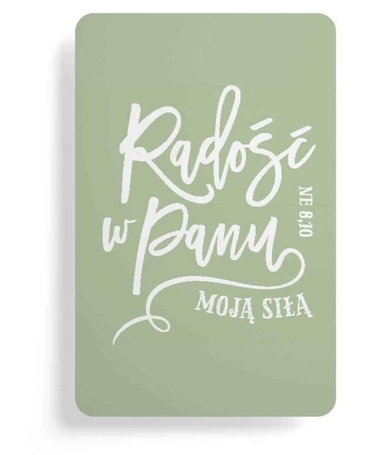 Szaron, magnes na lodówkę, Radość w Panu moją siłą