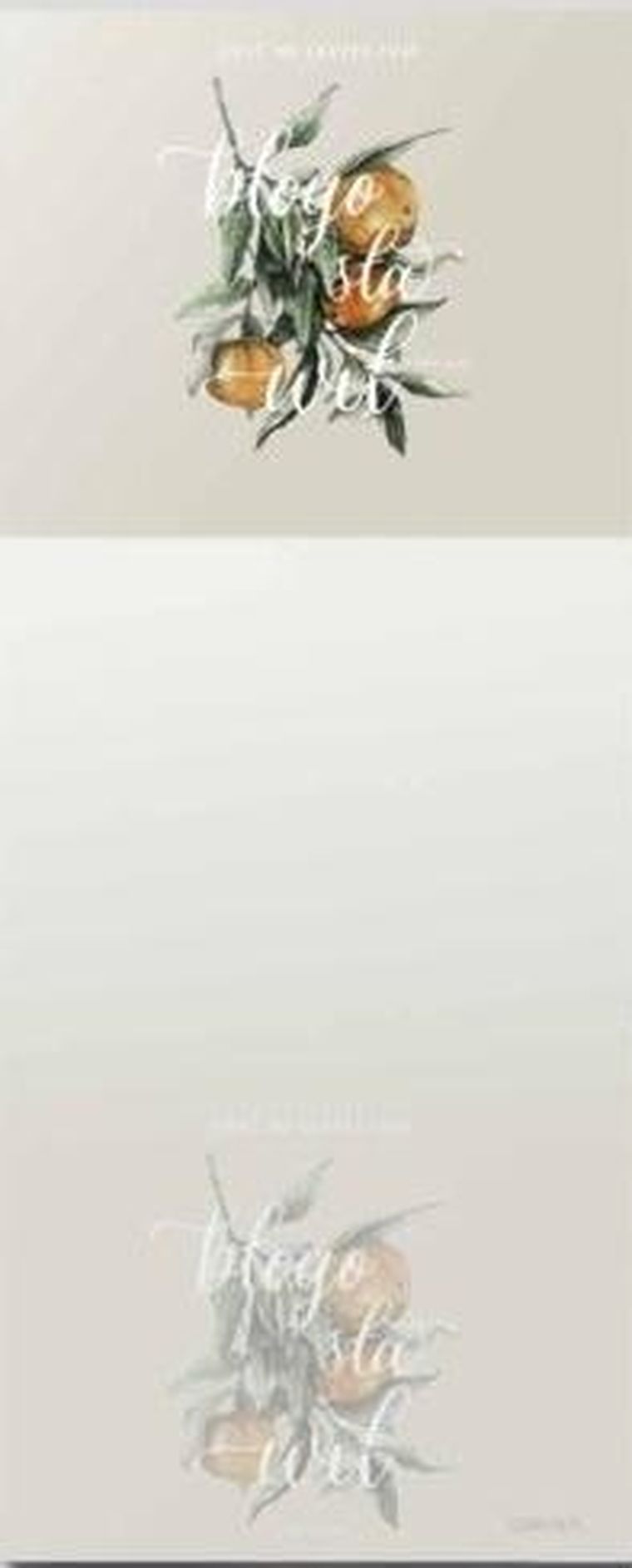 Szaron, notes z magnesem, Obyś, mandarynki, 1 szt.