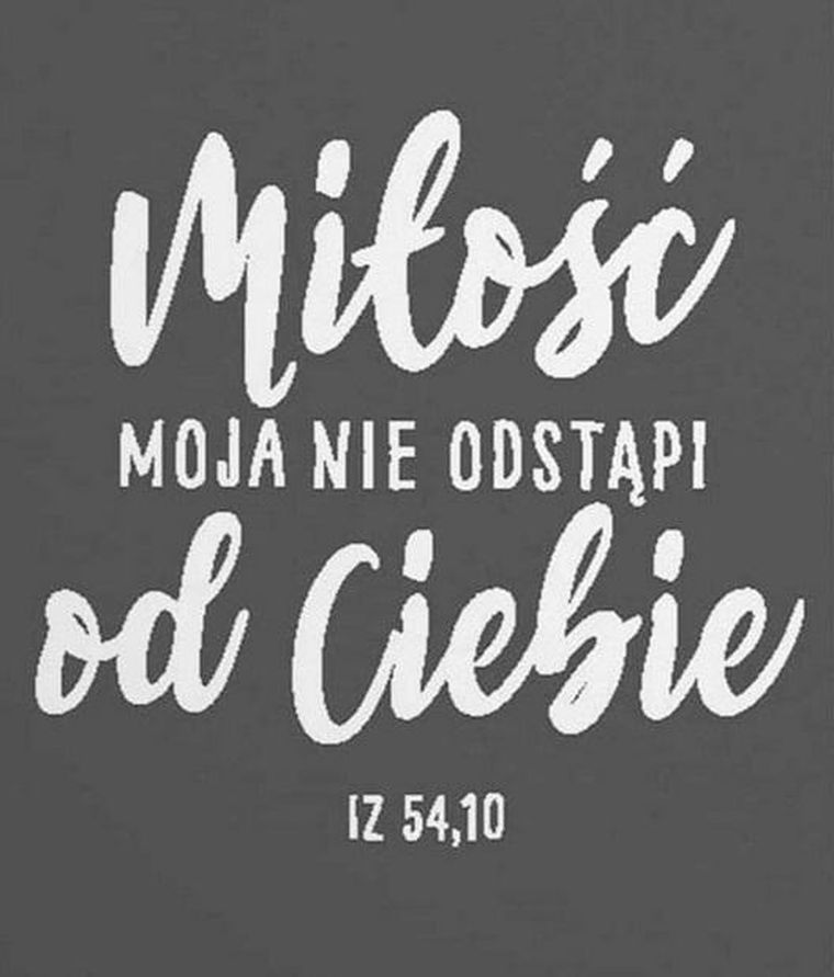 Szaron, podstawka korkowa, Miłość moja nie odstąpi