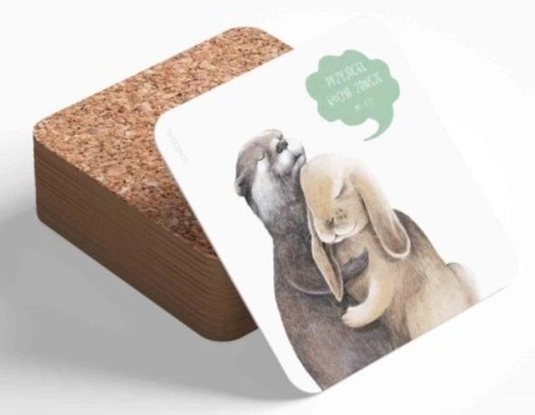 Szaron, podstawka korkowa, Przyjaciel kocha zawsze