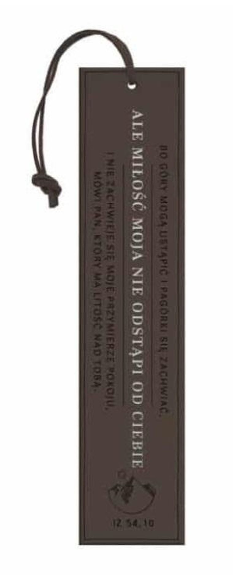 Szaron, zakładka skórzana, Bo góry mogą