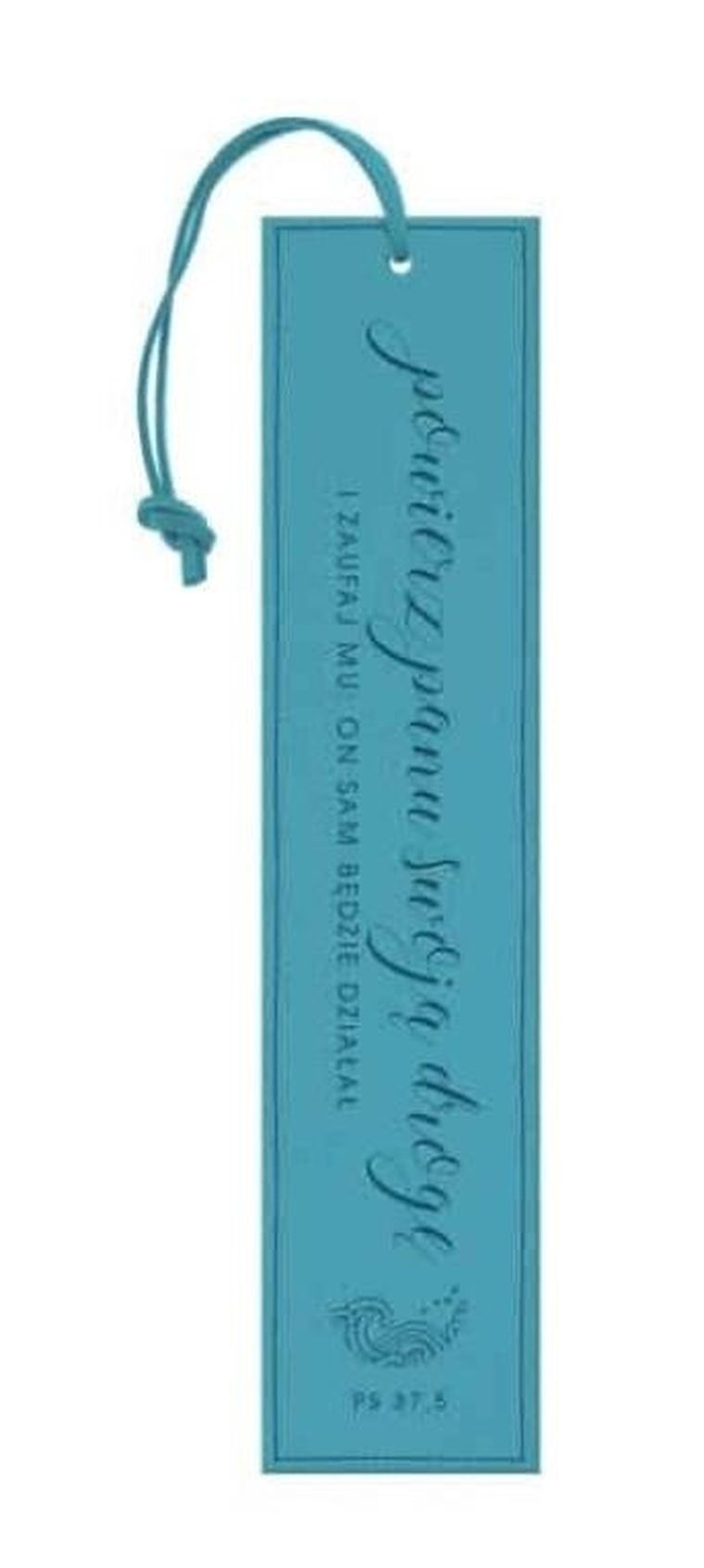 Szaron, zakładka skórzana, Powierz Panu swoją drogę