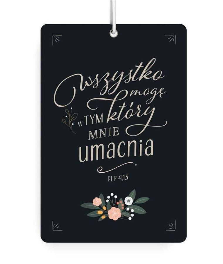 Szaron, zawieszka zapachowa, Wszystko mogę