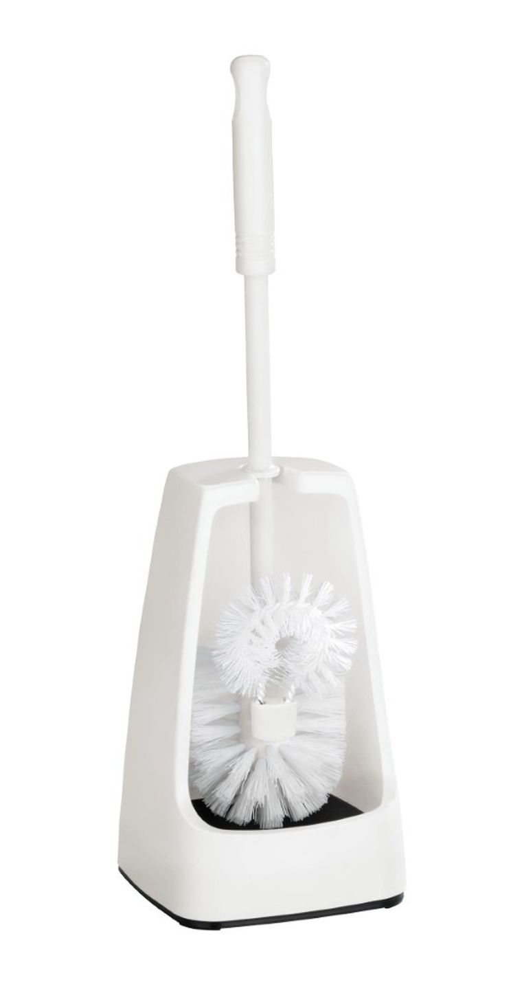 Szczotka do WC, Simple, z czyścikiem
